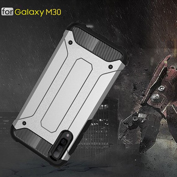 Samsung Galaxy M30 Kılıf CaseUp Tank Siyah 5